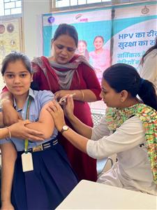 HPV Vaccination Drive for Girl Students